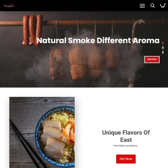 Gourmetpork ekran görüntüsü
